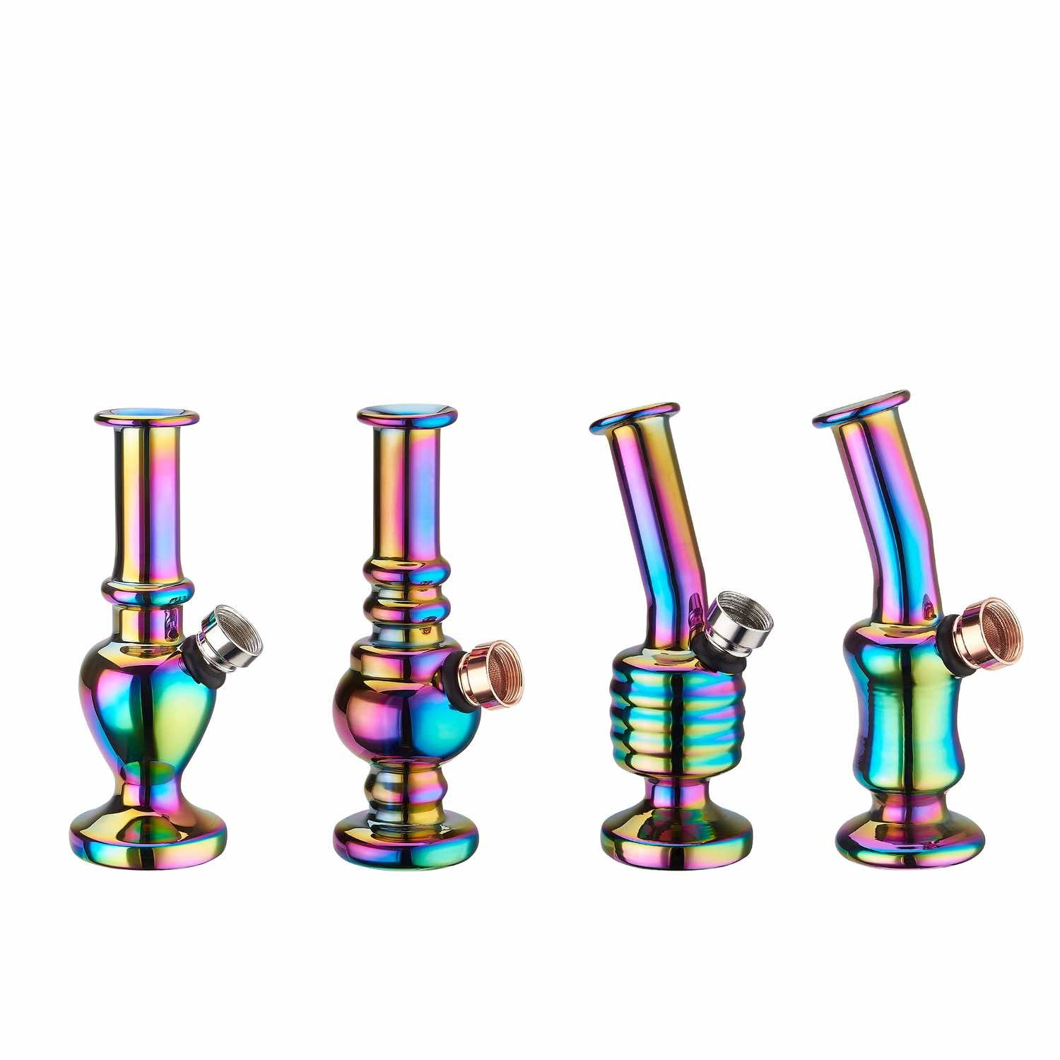 Champ High - Mini Rainbow Glass Bong - 12.5cm kaufen bei rauchwerk.ch