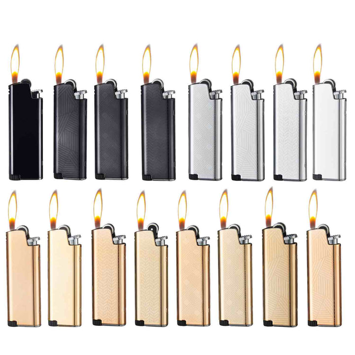 Detailansicht des Champ Metallic Case Feuerzeugs Classic