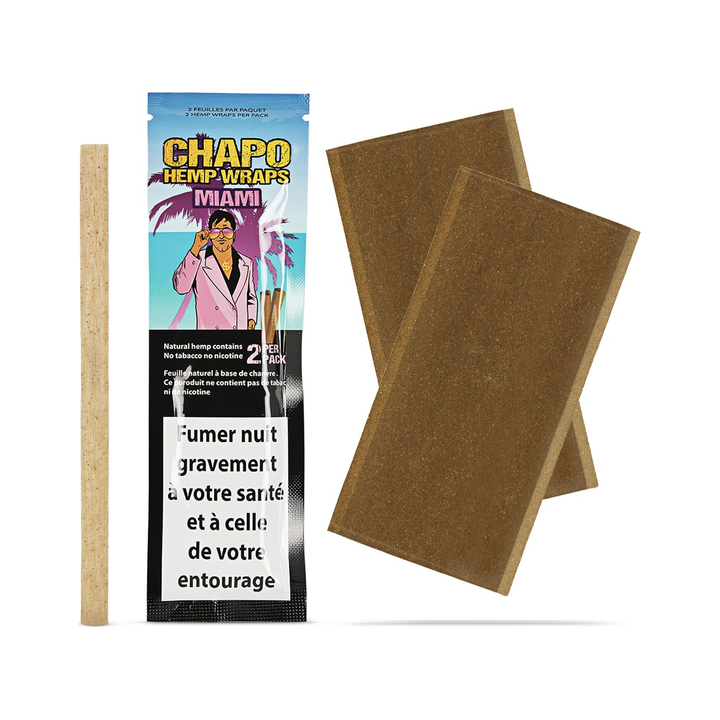 Chapo Hemp Wraps Miami Mango im 2er-Pack