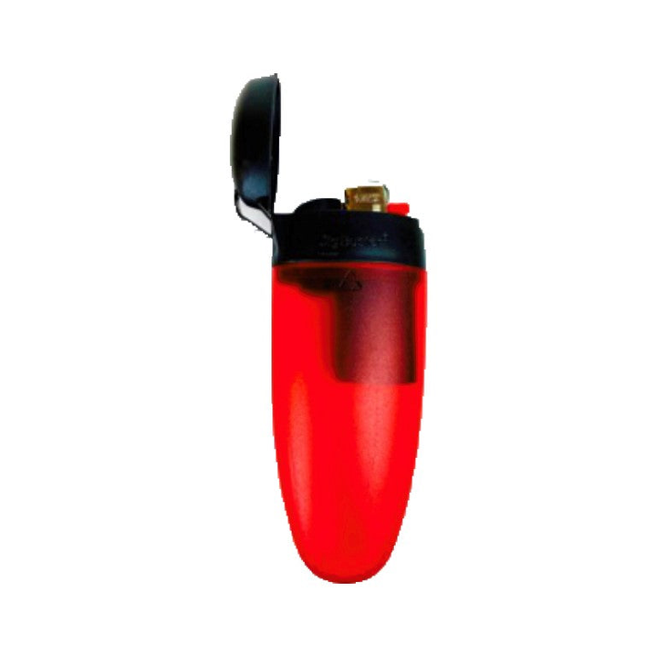 Cig Buster Taschenaschenbecher mit Feuerzeug in Rot