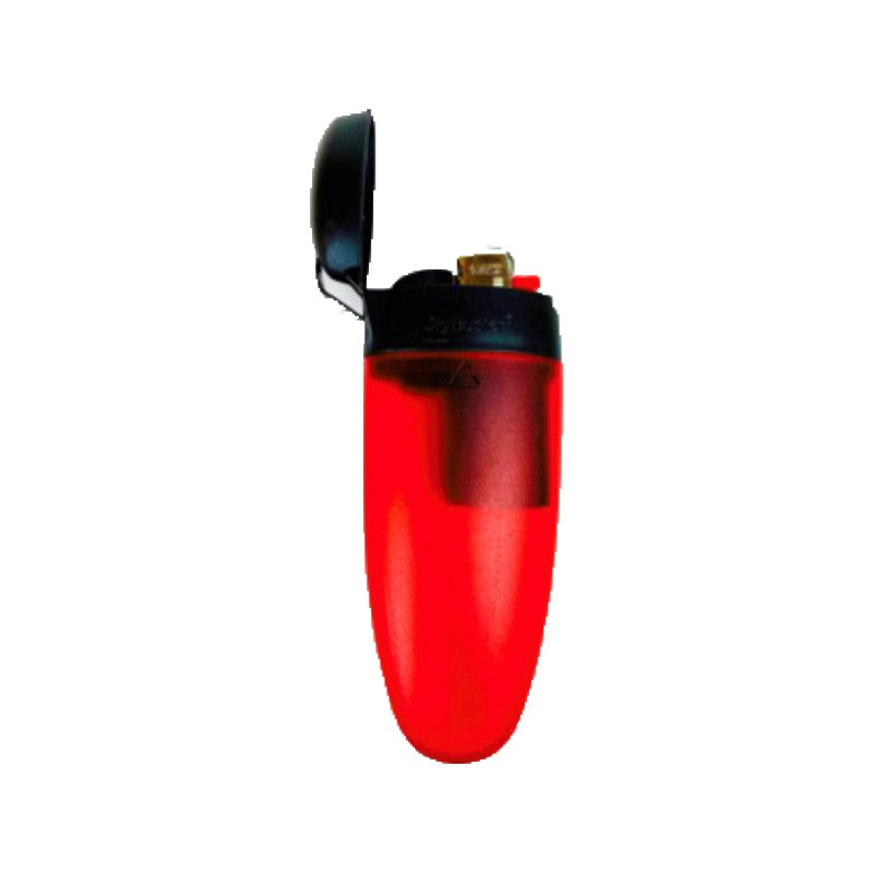 Cig Buster Taschenaschenbecher mit Feuerzeug in Rot