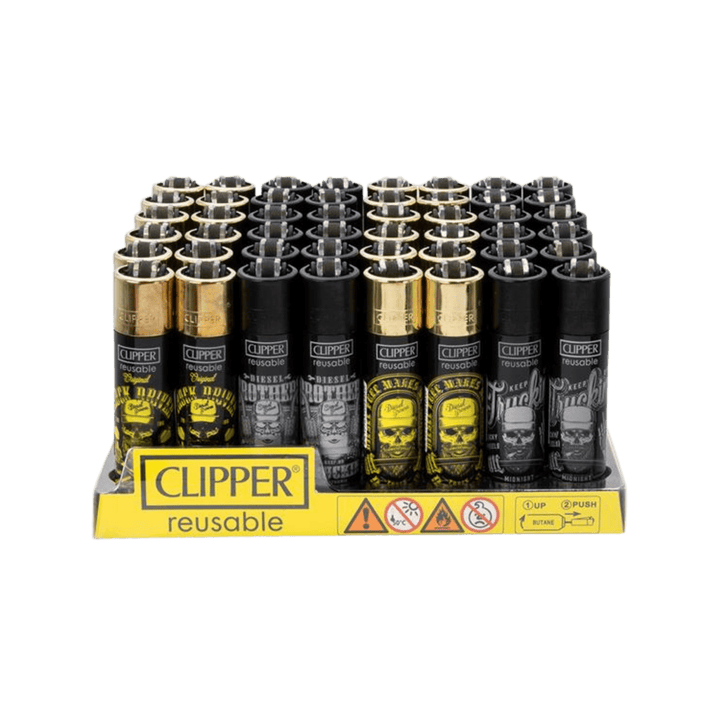 Clipper Driving Skulls Feuerzeuge in zweiter Ansicht