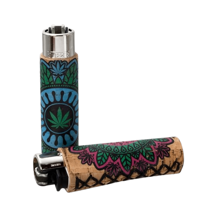 Clipper Kork Cover Mandala Hemp Leaves 30er Display