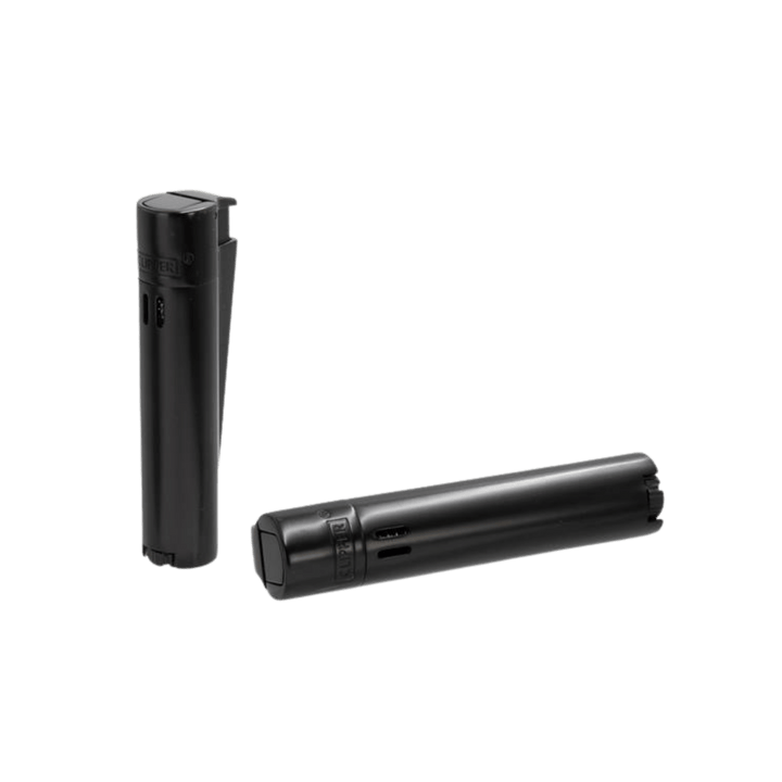 Clipper Jetflame Metall Feuerzeug Matt Black
