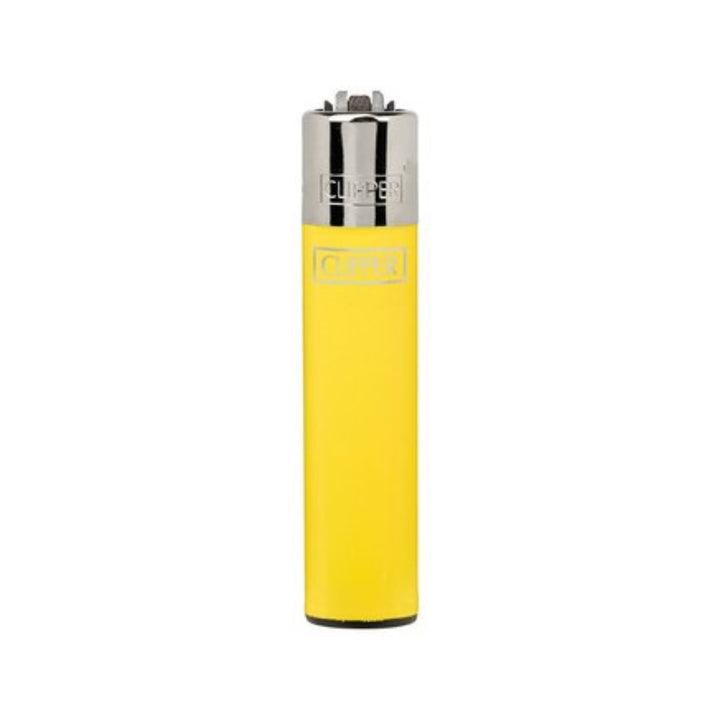 Clipper Micro Solid Feuerzeug in Gelb