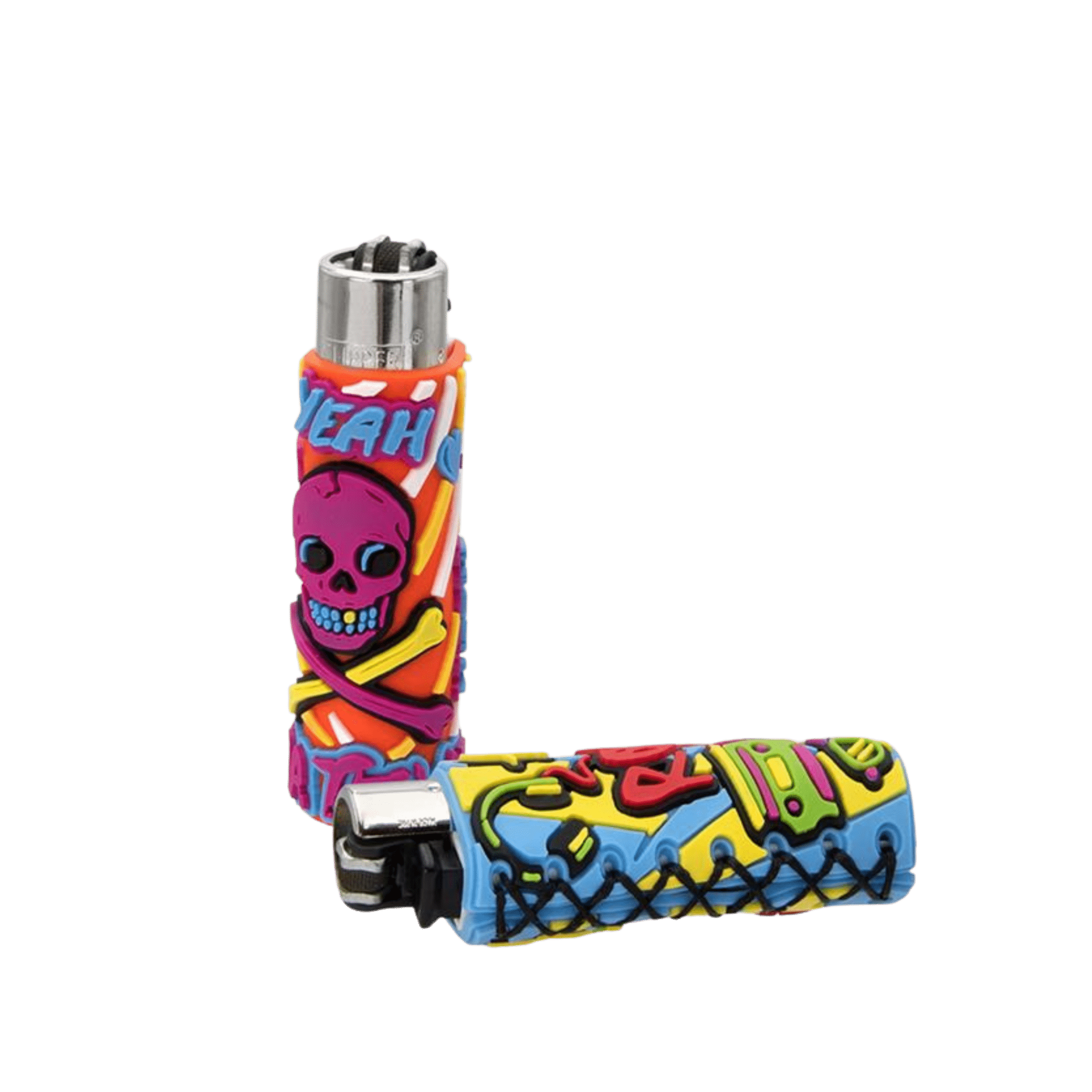 Clipper Silikon Cover Hard Life Display mit 30 Feuerzeugen