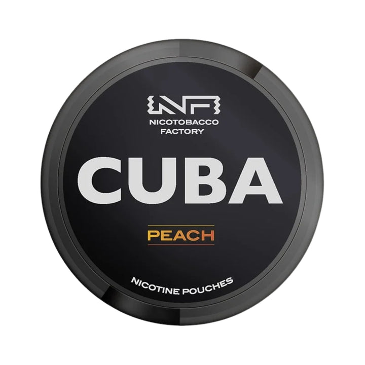 Cuba Black Peach Snus – Nikotin Pouches Pfirsich, 13 g
