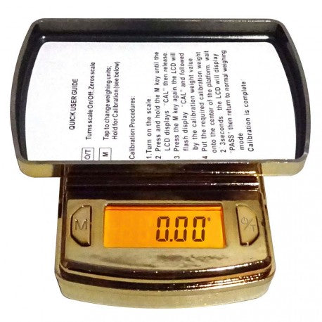 Dipse Digitalwaage Josh's MR1 Gold – Feinwaage bis 100 g, Teilung 0.01 g