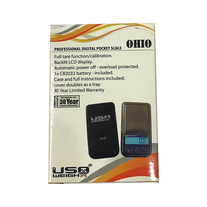 Digitalwaage Ohio – Feinwaage bis 50 g, Teilung 0.01 g