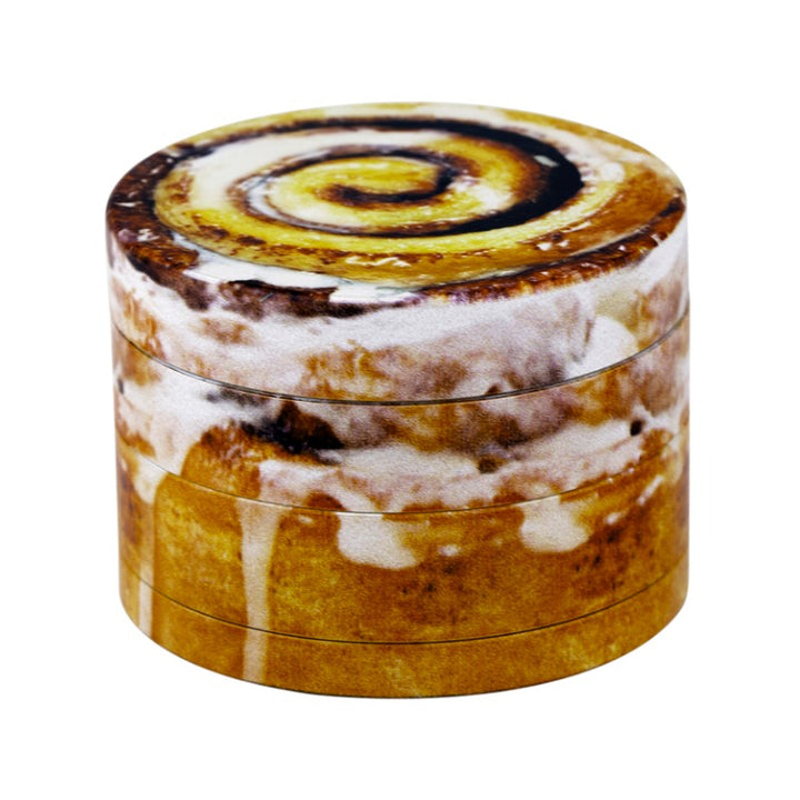 V Syndicate Dine-In Grinder Cinnamon Roll, 4-teilig, 63 mm – Kräutermühle