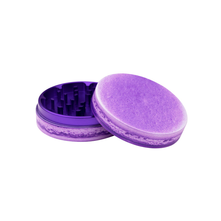 V Syndicate Dine-In Grinder Macaroon Lavender, 2-teilig, 63 mm – Kräutermühle