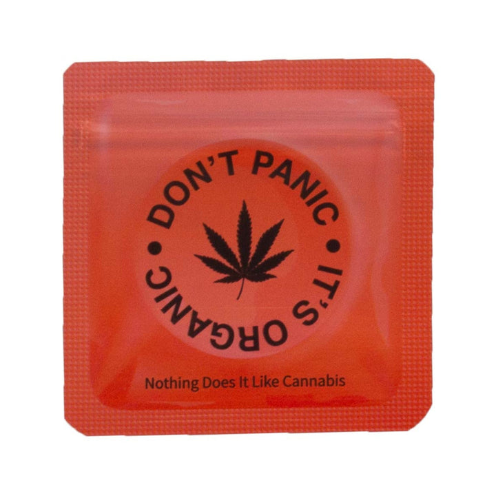 Don't Panic Bag in Rot – Aufbewahrungsbeutel, 6.4 x 6.4 cm