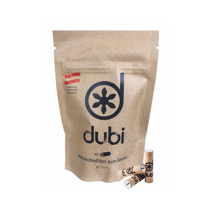 dubi Aktivkohlefilter 7 mm 42 Stück Packung