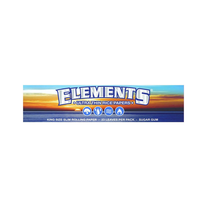Elements Blue King Size Papers Packung mit 33 Blättchen