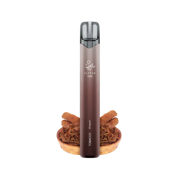 Elf Bar 1000 Tobacco – Einweg-E-Zigarette, 20 mg/ml