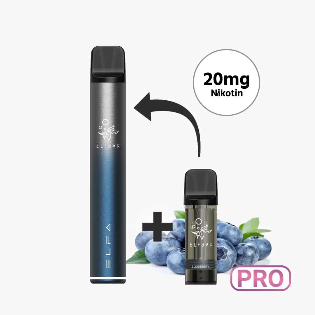 Elf Bar ELFA Pro - Kit (2ml) - 20mg/ml Nikotin - Twilight Blue - Blueberry kaufen bei rauchwerk.ch