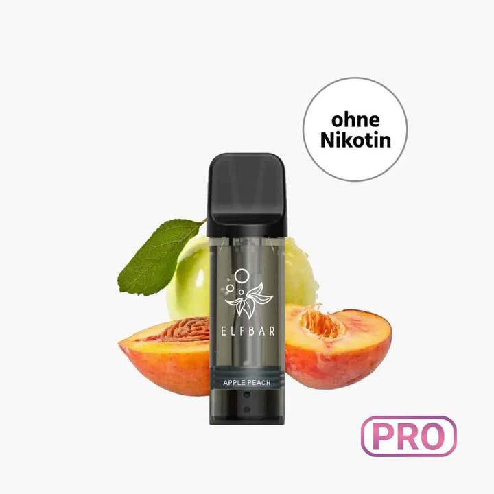 Elf Bar ELFA Pro Pods Apple Peach ohne Nikotin – E-Liquid-Pods, 2 x 2 ml
