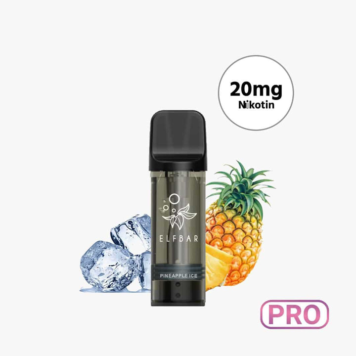 Elf Bar ELFA Pro Pods Pineapple Ice – E-Liquid-Pods, 2 x 2 ml, 20 mg/ml