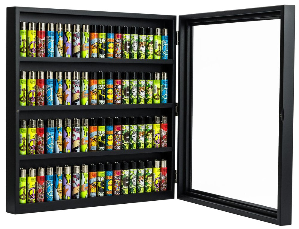 Clipper Vitrine leer 72er Schwarz (42cm x 42cm)
