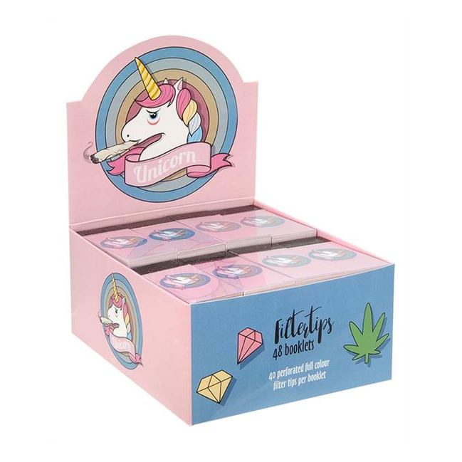 Stoner Unicorn Filter Tips Display mit 48 Booklets