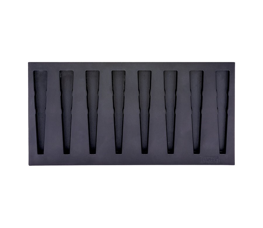 FIRE-BOARD mit 8 Clipper Feuerzeugen unbestückt, Übersicht