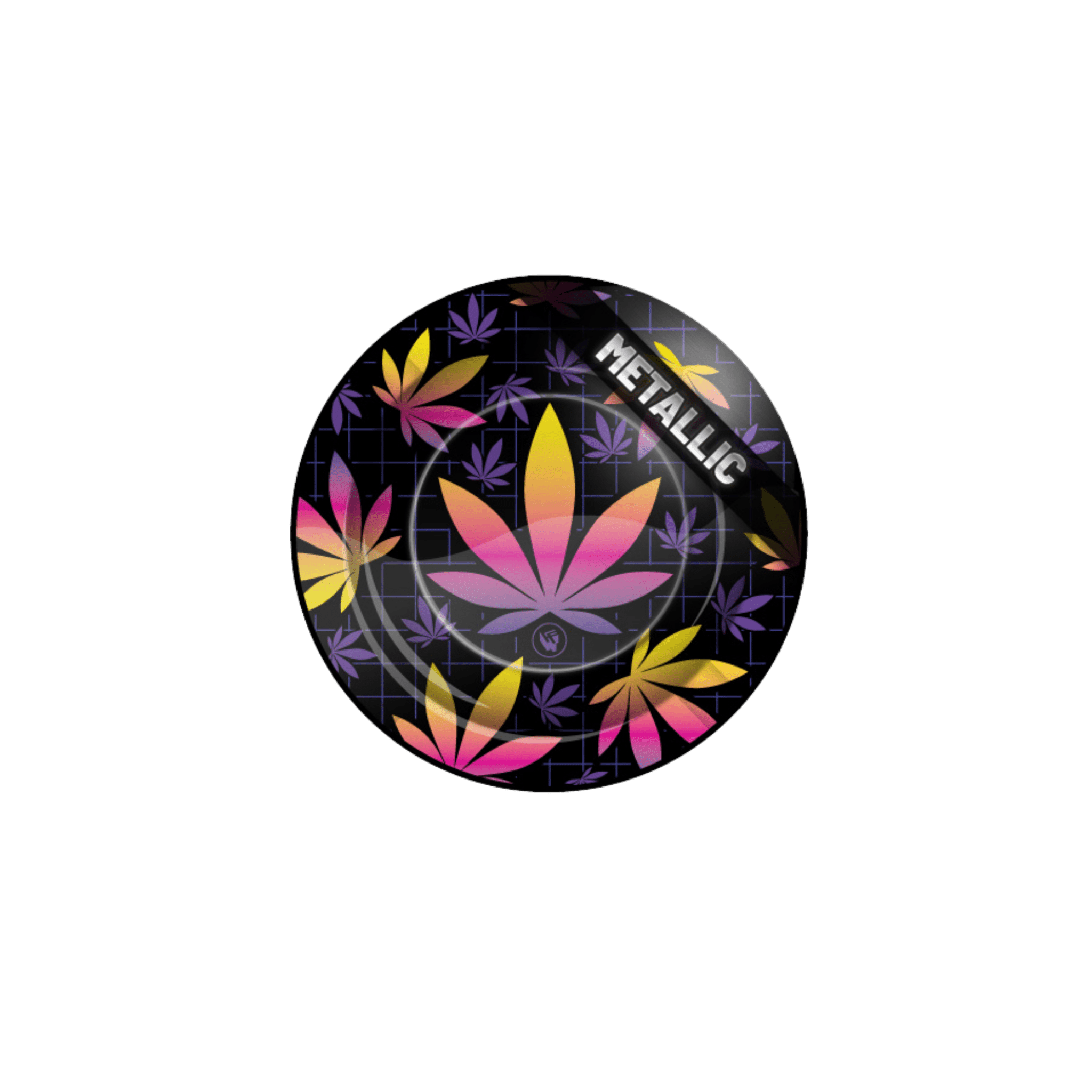 FIRE-FLOW Metall-Aschenbecher Ø 135 mm Leaves 37 2/4 Metallic