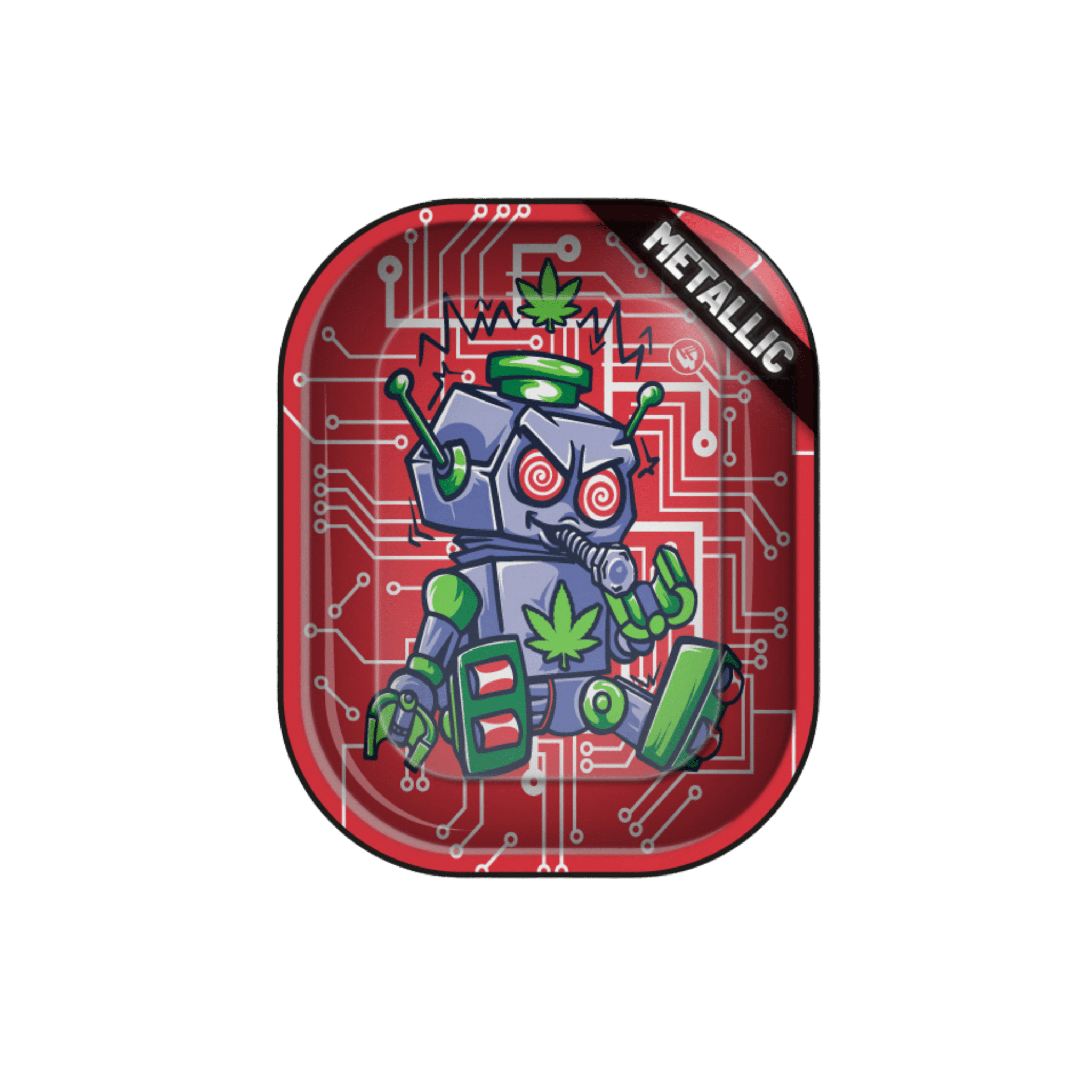 Fire-Flow Rolling Tray 420 Robot 3/4 18×14 cm