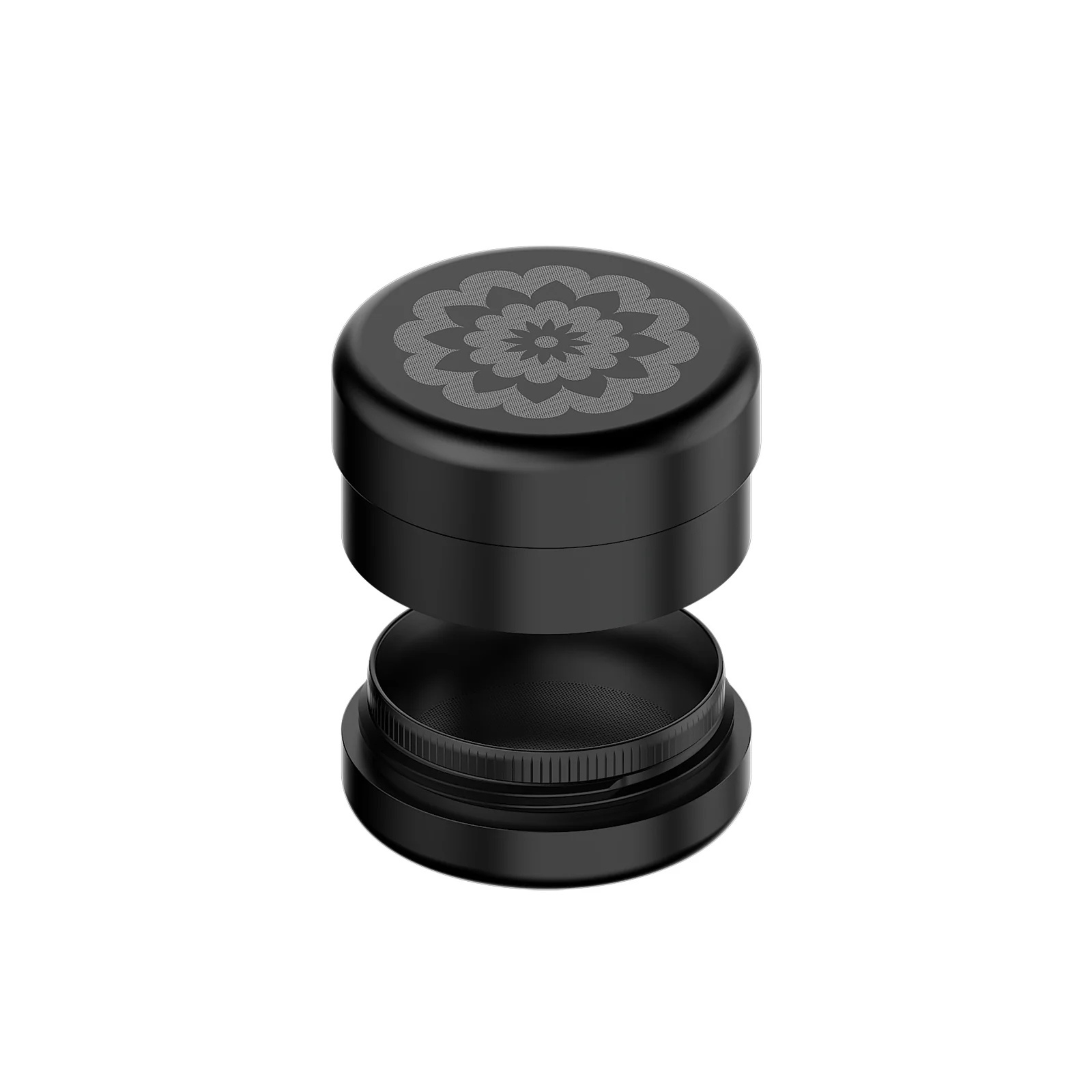Flower Mill Grinder 66mm mit Pollensieb und Pollenfach