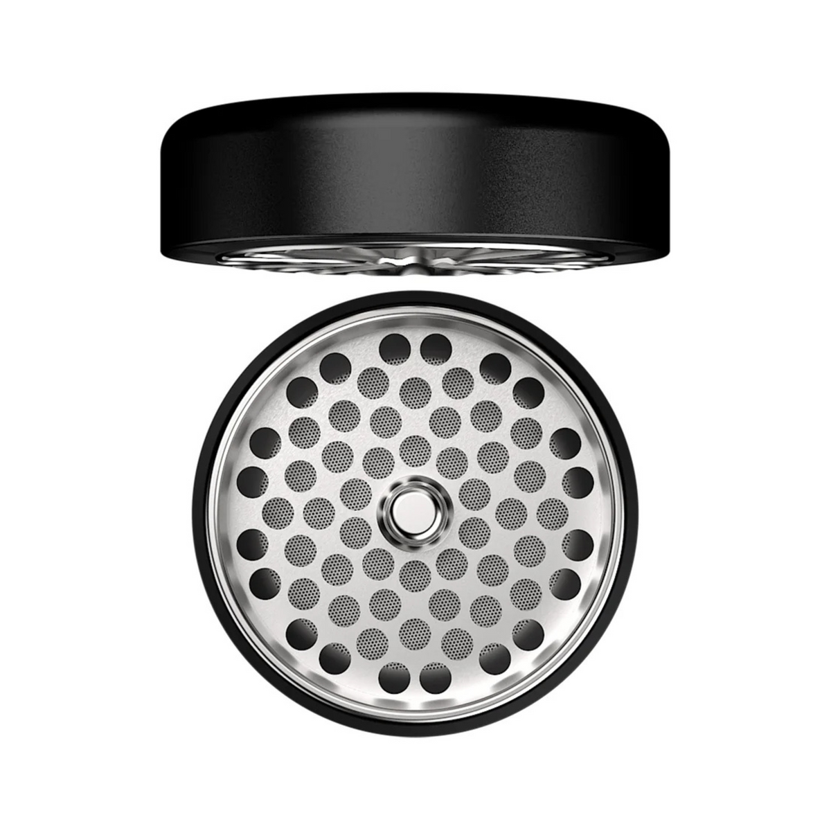 Flower Mill Grinder 66mm mit magnetischem Deckel von oben