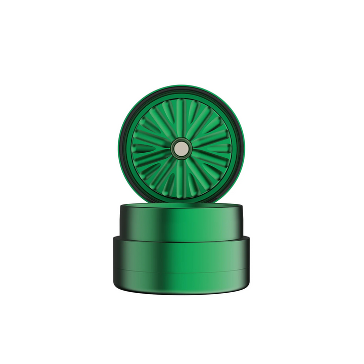 FlowerMill Next-Gen Standard Grinder 64mm Grün 3-teilig
