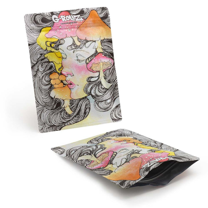 G-Rollz Bag Mushroom Lady – Aufbewahrungsbeutel, 15 x 20 cm