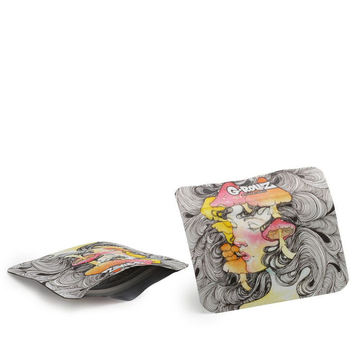 G-Rollz Bag Mushroom Lady – Aufbewahrungsbeutel, 7 x 6 cm