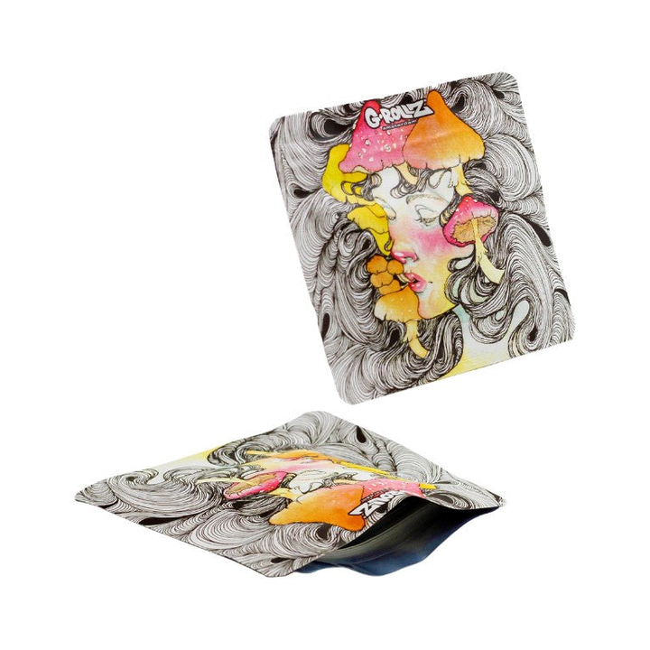 G-Rollz Bag Mushroom Lady – Aufbewahrungsbeutel, 9 x 8 cm