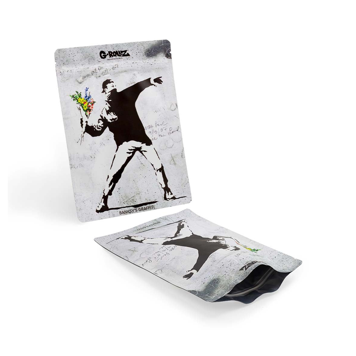 G-Rollz Banksy Bag Flower Thrower – Aufbewahrungsbeutel, 20 x 30 cm