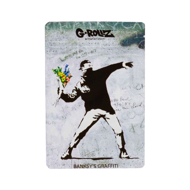 G-Rollz Banksy Bag Flower Thrower – Aufbewahrungsbeutel, 10 x 15 cm