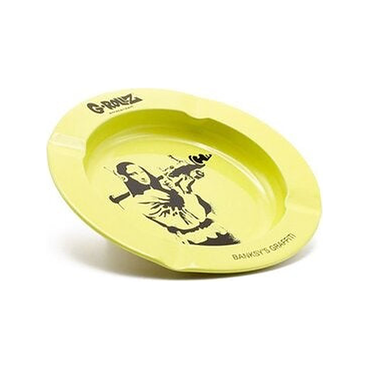 G-Rollz Banksy Mona Launcher Aschenbecher, 13.5 cm, Ansicht 1
