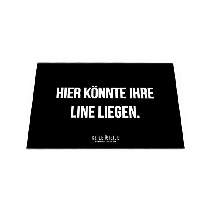 Geile Teile Acryl Ziehbrettchen „Hier könnte“ 22×14 cm