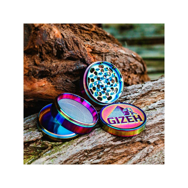 GIZEH Alu Grinder ICY, 4-teilig, 60 mm