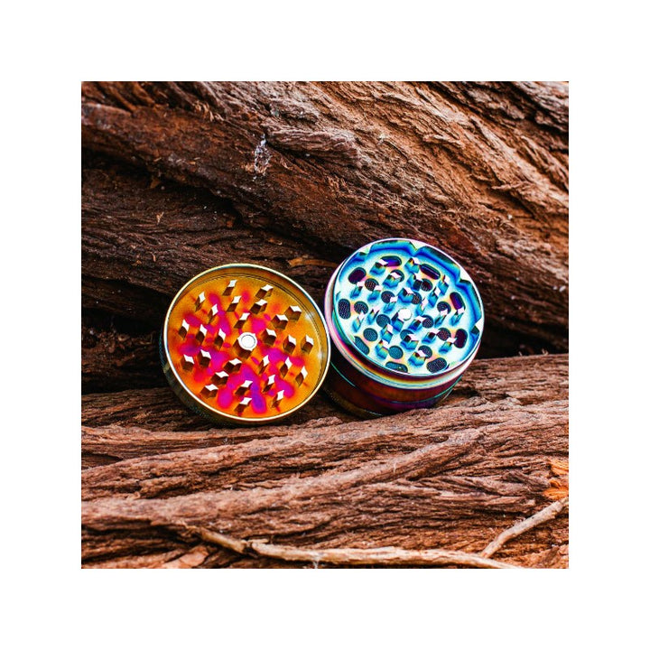 GIZEH Alu Grinder ICY, 4-teilig, 60 mm