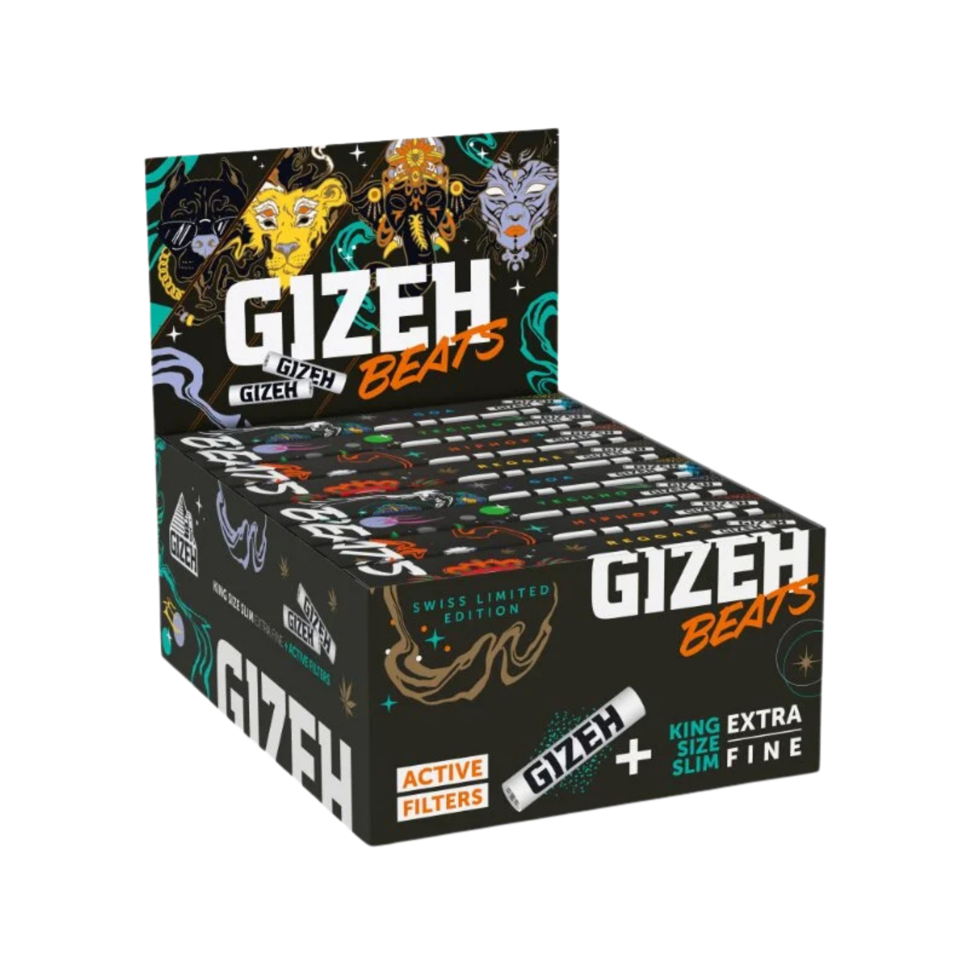 GIZEH Beats Swiss Edition Display mit 16 2-in-1 Heften