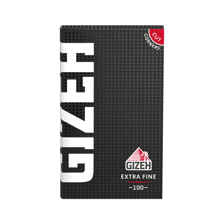 GIZEH Black DW Extra Fine Zigarettenpapier Heft mit 100 Blatt