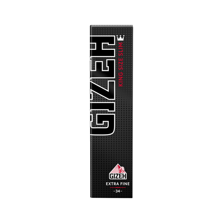 GIZEH Black King Size Slim Papers Heft 34 Blatt