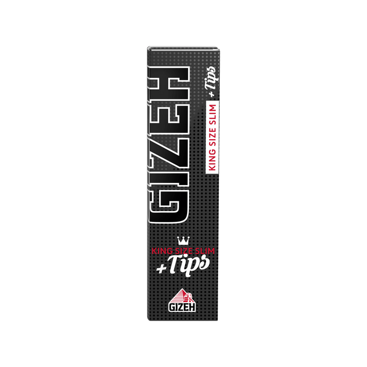 GIZEH Black King Size Slim + Tips Kombi-Heft mit Papers und Filtertips