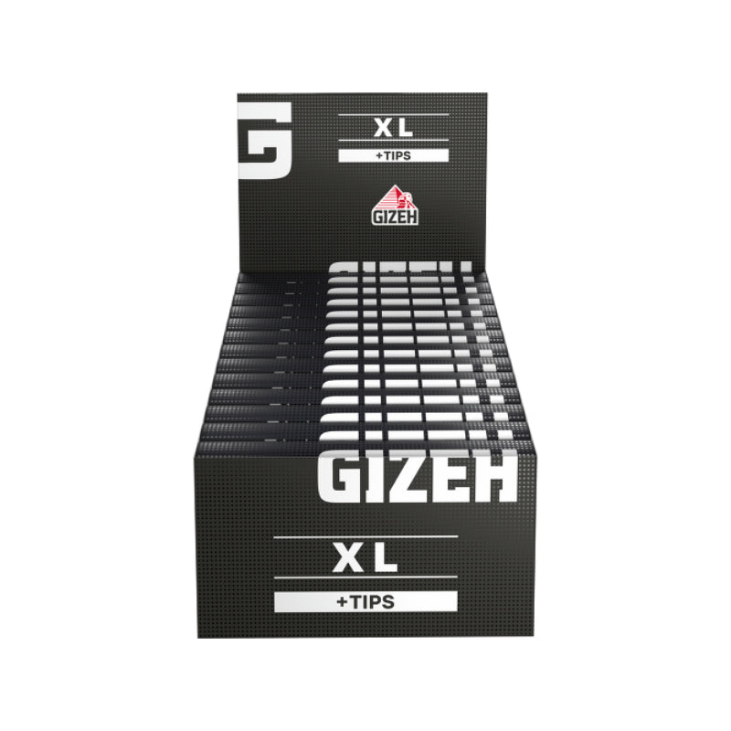 Gizeh Black King Size XL Blättchen mit Tips, 26 Stück