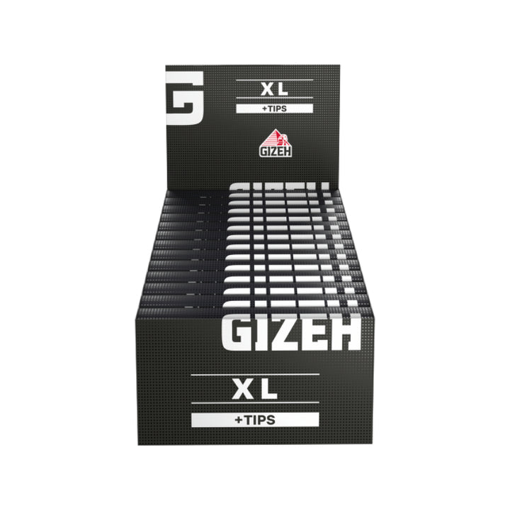 Gizeh Black King Size XL Blättchen mit Tips, 26 Stück