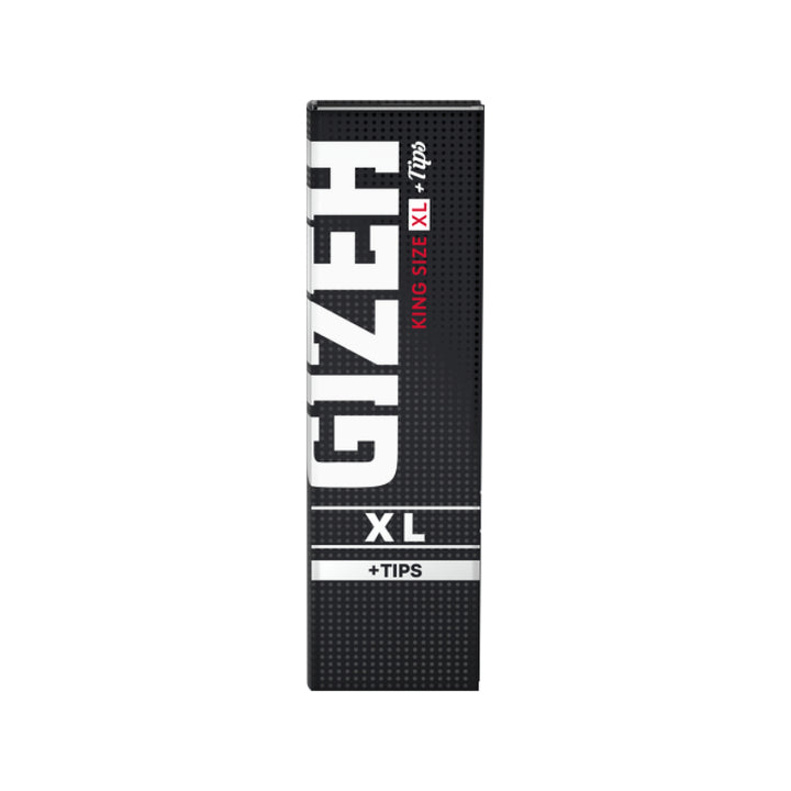 Gizeh Black King Size XL Blättchen mit Tips, 26 Stück