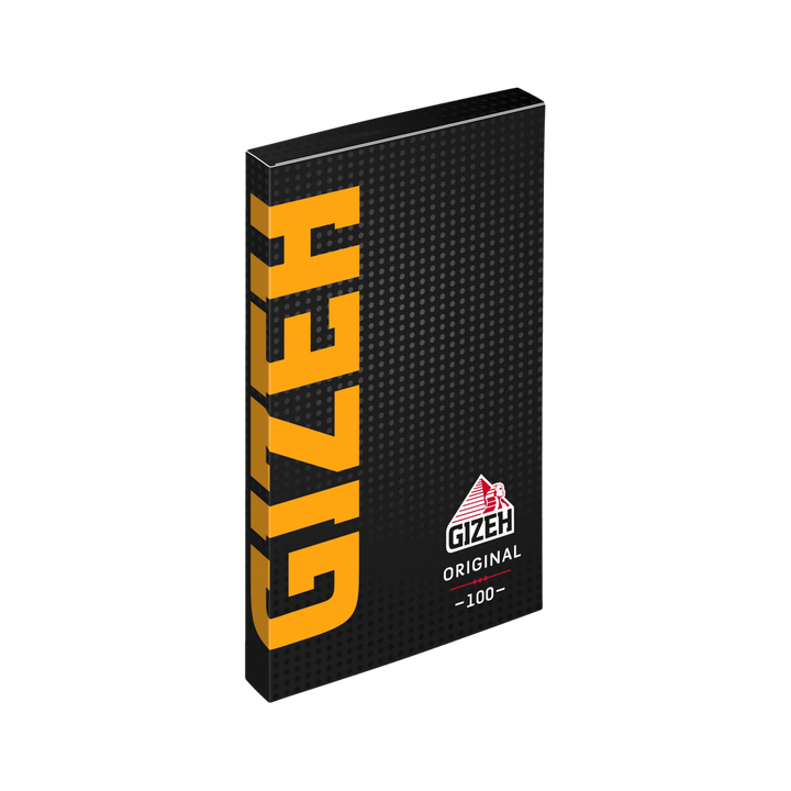 GIZEH BLACK Original Papers 100 Blatt in schräger Ansicht