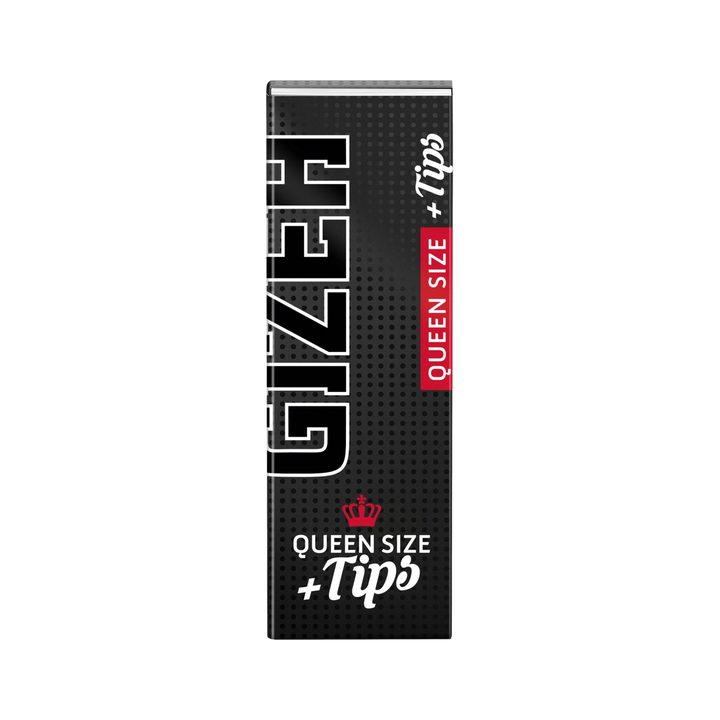 GIZEH Black Queen Size + Tips Heftchen, 50+50