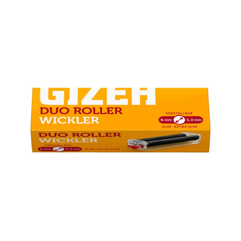 GIZEH Duo Roller Drehmaschine, Display mit 10 Stück