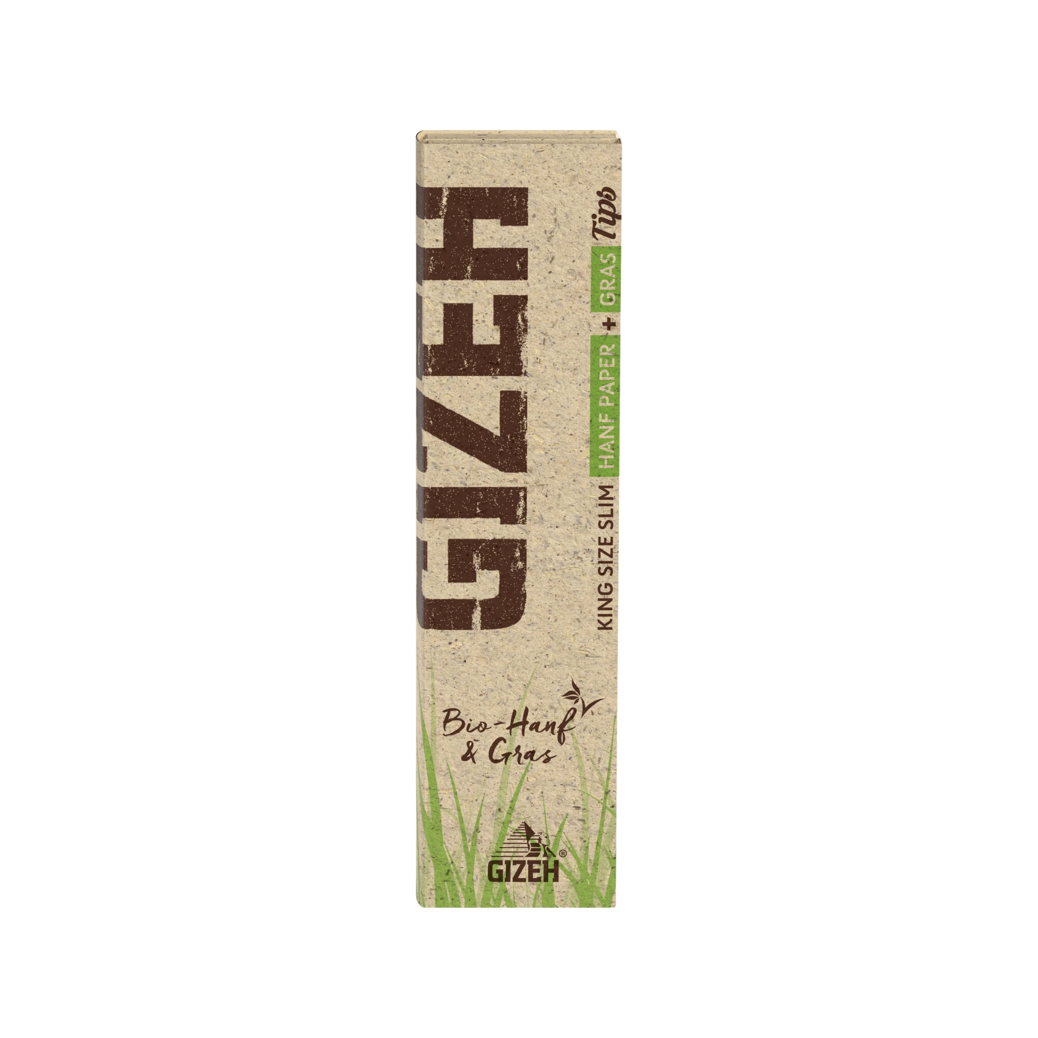 GIZEH Hanf & Gras King Size Slim + Tips Papers und Filtertips Heft